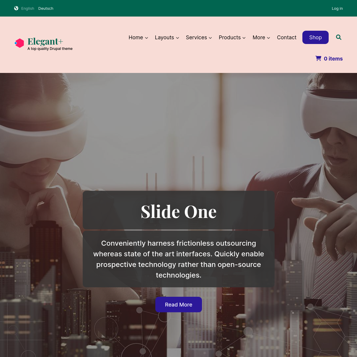 home page